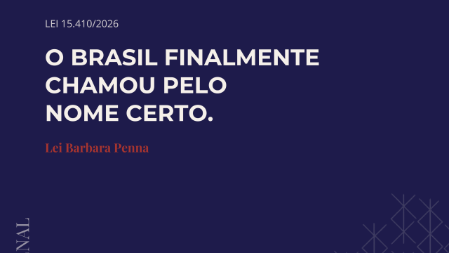 Lei Barbara Penna (Lei 15.410/2026)